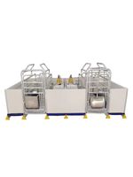 Caisse de mise bas de porc de ferme barre de caisse de gestation de porc caisses de mise bas lit de pépinière de porcelet