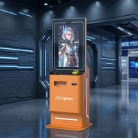 Pemasok Kios Foto Perangkat Lunak AI Mesin Penjual Otomatis Digital Photobooth Layar Sentuh Printer Kamera Fotografi AI Photo Booth