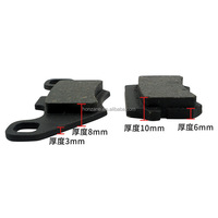 Accessoires de modification de moto, plaquettes de frein avant et arrière pour moto, VTT, UTV, buggy