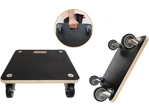 Plataforma Rodante de Transporte de Alta Resistencia de 551 lb, 4 Ruedas, para Mover Plantas, con Revestimiento Antideslizante, Certificada para Muebles - Product Image 6