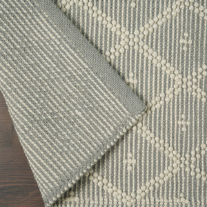 Modern <b>Boho</b> Handwoven Cotton Wool Accent <b>Rug</b> Plush Pile Height Woolen Carpet for Living Room Wholesale Manufacturer Home - Product Image 1