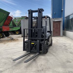 All-<span class=keywords><strong>Terrain</strong></span> 3T Diesel Heftruck Voor Bosbouw/Boerderijen 45 ° Helling Behandeling Met Log Klem & Modder Banden Interne Verbranding Vorkheftruck - Product Image 5