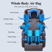 Fauteuil de massage électrique pliable Leercon CE, vente chaude, livraison, 3D 4D, zéro gravité, massage complet du corps