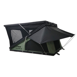 Tente de toit pliable imperméable pour SUV, en alliage d'aluminium, pour <span class=keywords><strong>camping</strong></span> en plein air et voyages autonomes, toutes saisons, >3000mm - Grande Vente - Product Image 2