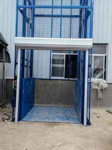 מעלית משא הידראולית קומפקטית, מעלית מטען קטנה, מבנה פלדה, שליטה אלחוטית, גובה הרמה 3 מטר, לחנות קמעונאית - Product Image 2