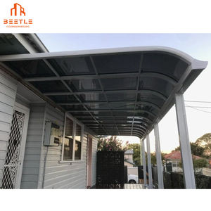 Certification CE Extérieur En Aluminium Fixé Au Mur À L'abri Solaire Garage Côté Voiture - Product Image 2