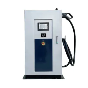 Commercial Ev Charging Station Fast Dc Ev Charger Ccs2 60kw 7in Screen Rfid Scan Code Dc Ev Charger IP65 Vw Golf 2 Vw Type 2 Bus