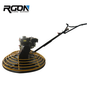 Machine à lisser les sols à essence efficace, à conducteur marchant, à coins arrondis, outil de construction - Product Image 4