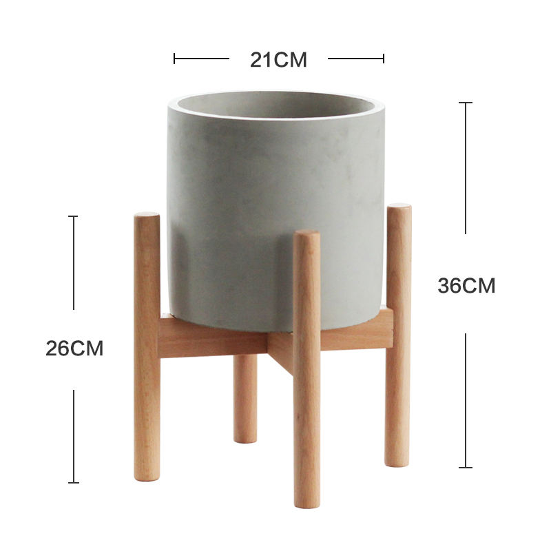 Light Grey (with wooden stand)