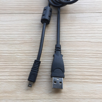 Cable de Datos USB para Cámaras Nikon, Olympus, Pentax, Sony, Panasonic, Sanyo, Cable de Transferencia de Datos de 8 Pines para Fotos y Vídeos