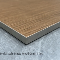 Carrelage imitation bois 800x800mm avec texture 3D |   Revêtement de sol authentique imitation bois pour la rénovation de villas et d'appartements