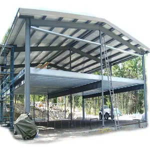 QingDao LINGSHAN Steel Structure prefabricated metal structure steel frame factory building