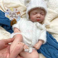Poupée Reborn en Silicone Imperméable de 18 Pouces pour Fille, Conception Baignable, Membres Flexibles pour Jeu Interactif Parent-Enfant au Bain et Soins Quotidiens
