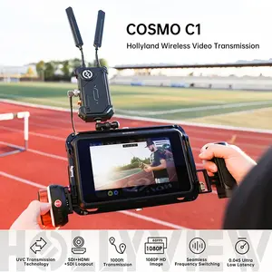 <span class=keywords><strong>Hollyland</strong></span> Cosmo <span class=keywords><strong>C1</strong></span> Système de transmission vidéo sans fil professionnel SDI Loopout 0.04s Latence 1000ft Range pour la diffusion en direct - Product Image 2