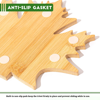Sous-verre en bois personnalisé en forme de feuille d'érable, résistant à la chaleur, antidérapant, pour casseroles, assiettes et bols, protection de table, décoration intérieure