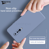 Pour Oneplus7 Pro étui Silicone liquide couverture souple pour Oneplus 7 7T Pro One Plus 8 T 8 T Oneplus8T Oneplus8 coque de téléphone antichoc