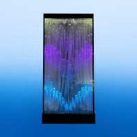 Vente chaude de danse d'eau bulle décoration murale éclairage intérieur chambre artificielle cascade fontaine