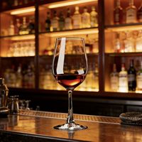 Verre à vin populaire de 294 ml en verre, gobelet créatif personnalisé avec logo, verre à vin rouge et à liqueur de grande valeur