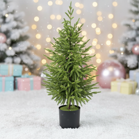 Sapin de Noël artificiel en PE 120 cm, décoration de sol pour intérieur et extérieur, arbres de Noël en pin et cyprès