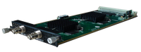 Plateforme de tête de réseau modulaire 1RU à 6 emplacements, modules d'encodage, de transcodage, de modulation et de décryptage échangeables à chaud avec double alimentation pour CATV/IPTV