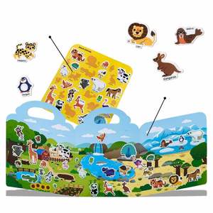 Libro de Pegatinas Reutilizables para Niños, con Diseños de Animales de Granja y Vehículos, Ecológico, Resistente al Agua, para Actividades Infantiles - Product Image 5
