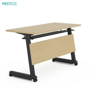 Modern <strong>15</strong> <strong>Person</strong> Movable <strong>Conference</strong> <strong>Table</strong> Office Foldable Wooden Circular Meeting Office <strong>Tables</strong> - Product Image 3