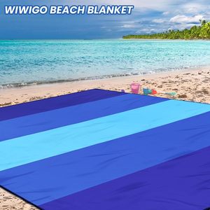 <span class=keywords><strong>Manta</strong></span> de Playa Grande Personalizada con Logotipo, <span class=keywords><strong>Impermeable</strong></span>, de Nailon, Antiarena, para <span class=keywords><strong>Picnic</strong></span> al Aire Libre, para Viajes, Campamentos y Senderismo - Product Image 6