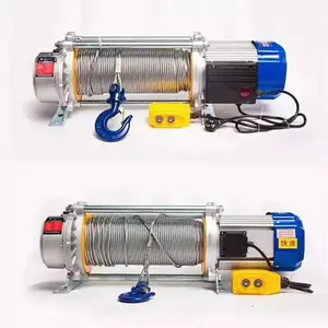 220V 380V 750kg Wire Rope Electric Lifting Hoist Construction Building Electric Winch Hoist