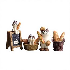 Figurines de pâtisserie japonaise en résine décorative, style INS, pour café et pâtisserie, ornements DIY - Product Image 1