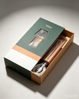 Boîte d'emballage en carton ondulé personnalisée pour cuillères et fourchettes, boîte vide pour ensemble de vaisselle, boîte de rangement pour ensemble de couteaux de cuisine