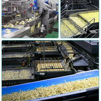 Ligne de production de chips de pommes de terre entièrement automatique |   Machine industrielle de fabrication de frites et équipement de transformation
