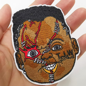 Tên Thương Hiệu New Sắt Thêu Punk Biểu Tượng Các Bản Vá Lỗi Hoa Hình Số Lượng Lớn Sắt Trên Các Bản Vá Lỗi Với Thêu Kỹ Thuật - Product Image 2