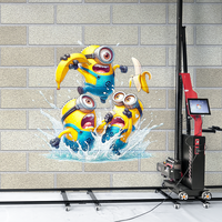TCP1000 Imprimante à jet d'encre UV à mur vertical 3D mise à niveau Imprimante industrielle automatique 10 ans de protection solaire sans décoloration