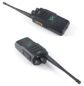 专业火腿收音机5w对讲机带发光二极管显示廉价收发器省电