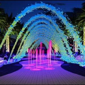 Hot Sale High Quality Indoor/Outdoor Programmed Laminar Flow Dancing Jet Jumping Fountain