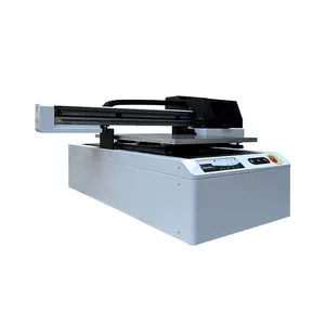 60 90 سنتيمتر 2 i3200 رأس الطباعة عالية الدقة مسطحة 6090 طابعة UV للطباعة محلات والاستخدام المنزلي