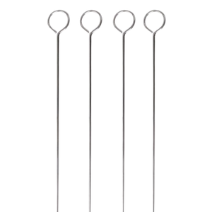 Premium Stainless Steel <b>BBQ</b> Skewers Heavy Duty Flat Reusable Metal Kabob Sticks Eco Friendly Rust Proof Barbeque Metal Skewers - Product Image 6