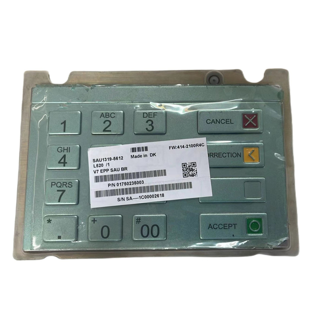 1750235003 Wincor Nixdorf PC280N ATM Parts Metal Keyboard Keypad Encrypting Pin Pad Procash 280 285 V7 Epp V7 SAU BR 01750235003