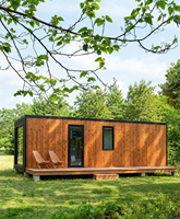 Villa Modulaire Miroir Européenne avec Verre Réfléchissant pour le Glamping et les Complexes Hôteliers en France, Allemagne, Italie