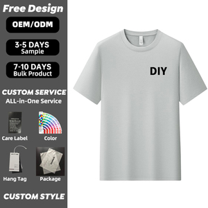 Camiseta Deportiva de Manga Corta, Transpirable, de Color Sólido, 95% Poliéster, 5% Elastano - Product Image 1