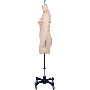 Offre Spéciale taille personnalisée femme demi-corps robe drapé buste forme support <span class=keywords><strong>réglable</strong></span> en fibre <span class=keywords><strong>de</strong></span> verre <span class=keywords><strong>couture</strong></span> vêtements torse femmes <span class=keywords><strong>Mannequin</strong></span> - Product Image 4