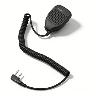 OEM KMC-21 <b>Walkie</b> <b>Talkie</b> Speaker Mic Handheld Radio 2 PIN K Connector Microphone IP54 Rated 0-10KM Range 45cm Line for for - Product Image 6