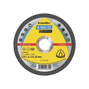 KLINGSPOR Disque à tronçonner A 960 TZ Special dm115x1mm droit en acier inoxydable alésage 22.23mm - Product Image 1