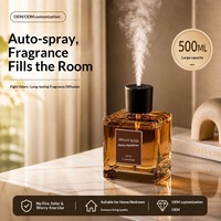 Diffuseur d'aromathérapie domestique 500 ml, pulvérisateur de brume pour hôtel, désodorisant de salle de bain, parfum de rose sans flamme, rafraîchisseur d'air