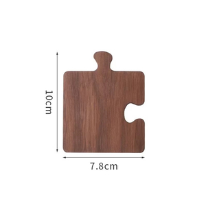 Wholesale Retro Wooden Cup <b>Building</b> <b>Block</b> Shape Teacup Mat Desktop Heat Insulation Table Tea <b>Sets</b> Supplies - Product Image 2