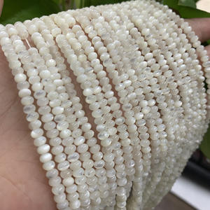 ลูกปัดธรรมชาติขนาด2*4มม. เครื่องประดับเปลือกหอยมุกสำหรับทำเครื่องประดับ DIY - Product Image 4