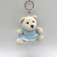 Fabricant de porte-clés personnalisés en peluche ours mignon porte-clés pendentif cadeau pour enfants poupée jouets en peluche