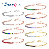 Designer de luxe trombone Zircon Tennis Bracelet femmes main Bracelet Zircon Y2K accessoires bijoux cadeau