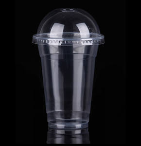 Özel yeni varış tek kullanımlık PET kişiselleştirilmiş plastik bardaklar kapaklı soğuk içme kahve su süt içecek ambalaj fincan - Product Image 4