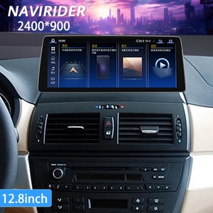 Lecteur multimédia vidéo GPS Android 15 pour voiture, HU pour BMW X3 E83 2006-2010, écran QLED, 256 Go, CarPlay, stéréo DSP, Navi, radio 12,8 pouces - Product Image 1